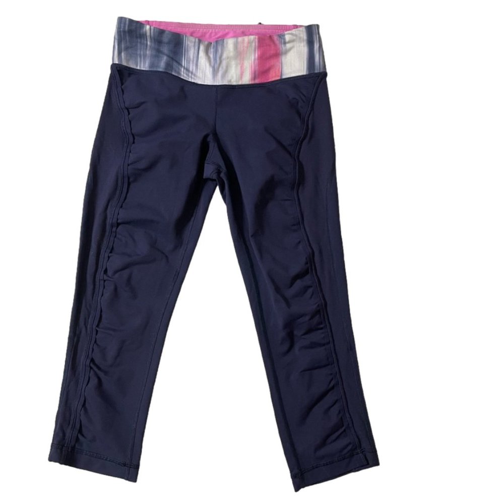 Lululemon Navy Capri Crops Size 4